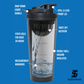 Supp Kingz 26oz Ice Shaker Bottle