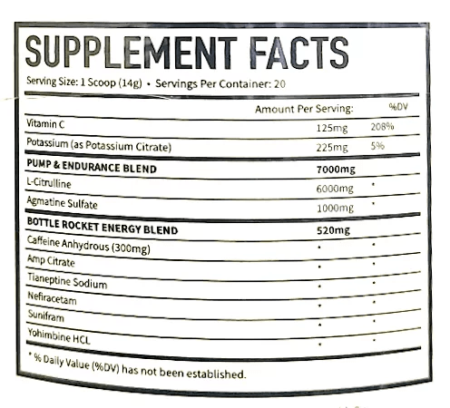 Genome Project: Bottle Rocket Nootropic Pre Workout